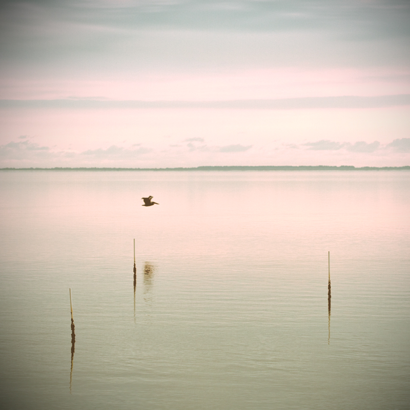 The Indian River Lagoon at Titusville, the lagoon-side storm surge corridor.