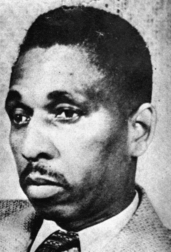 Portrait of Harry T. Moore, NAACP Florida State Conference director.